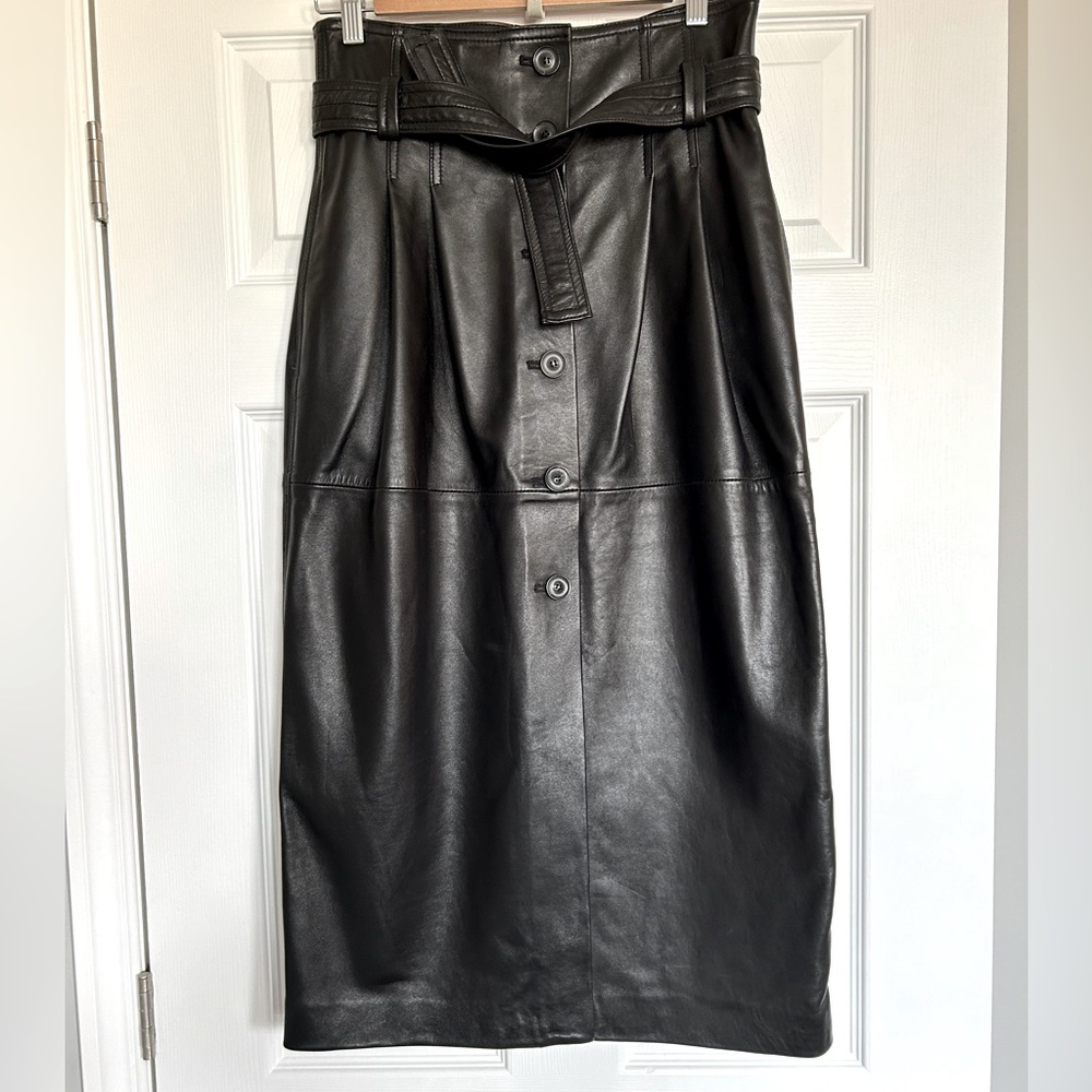 NWOT - ZARA Collection Leather Skirt